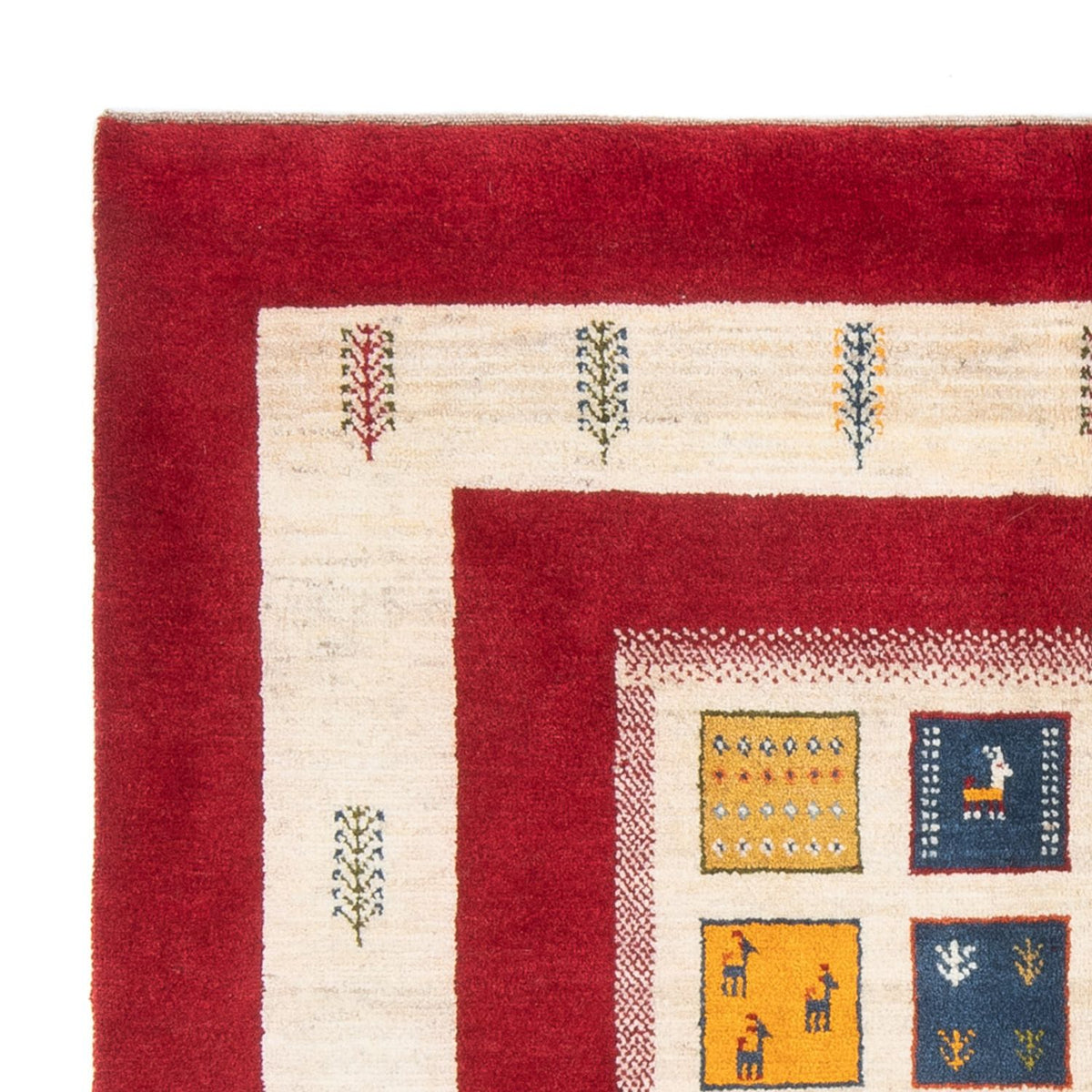 Persian Gabbeh Rug 157x204cm - Perserteppich Wollteppich