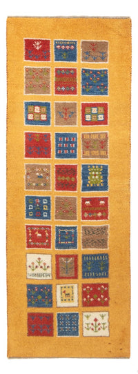 Runner Gabbeh Rug - Perser - 148 x 54 cm - multicolored