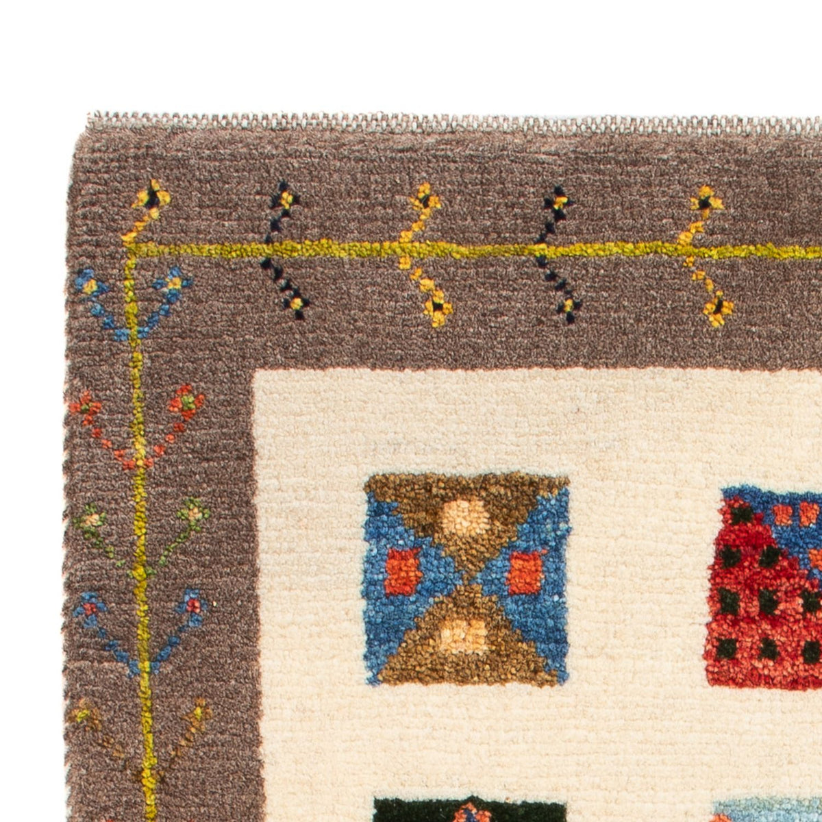 Persian Gabbeh Rug 60x87cm - Perserteppich Wollteppich