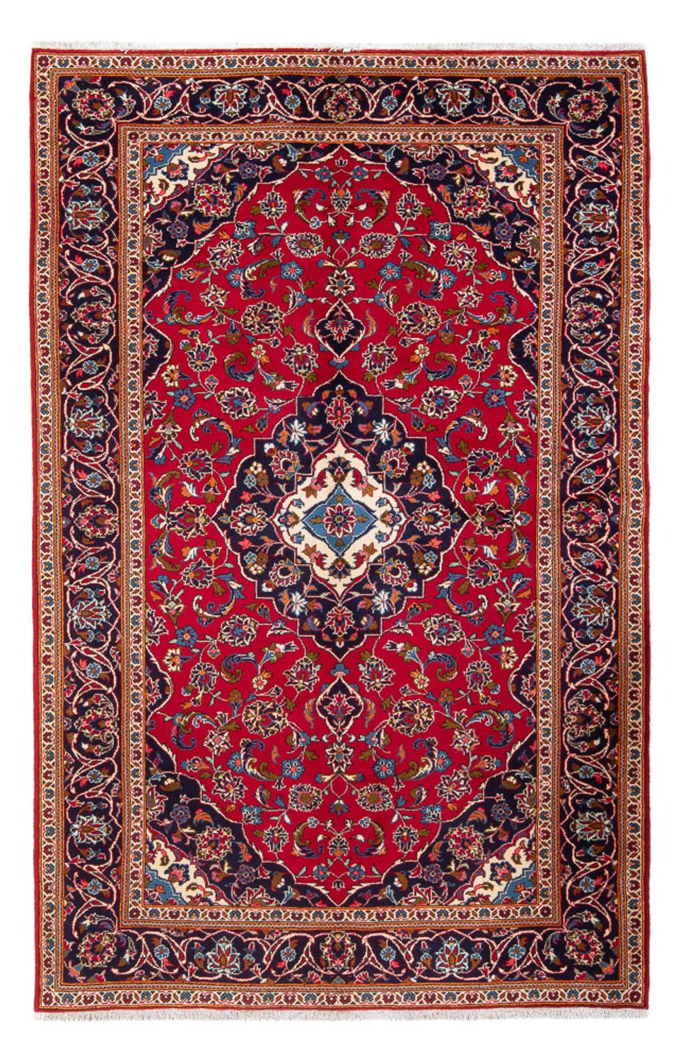Perser Rug - Keshan - 250 x 152 cm - red
