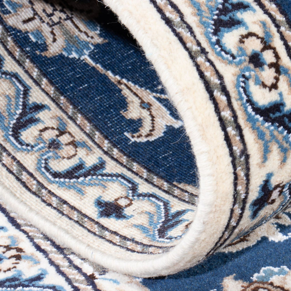 Runner Perser Rug - Nain - 200 x 79 cm - sea blue