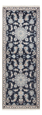 Runner Perser Rug - Nain - 210 x 79 cm - dark blue