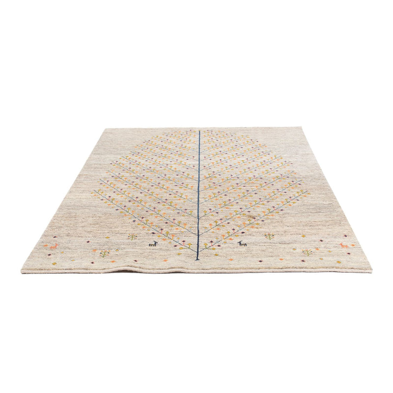 Gabbeh Rug - Perser - 200 x 151 cm - dark beige