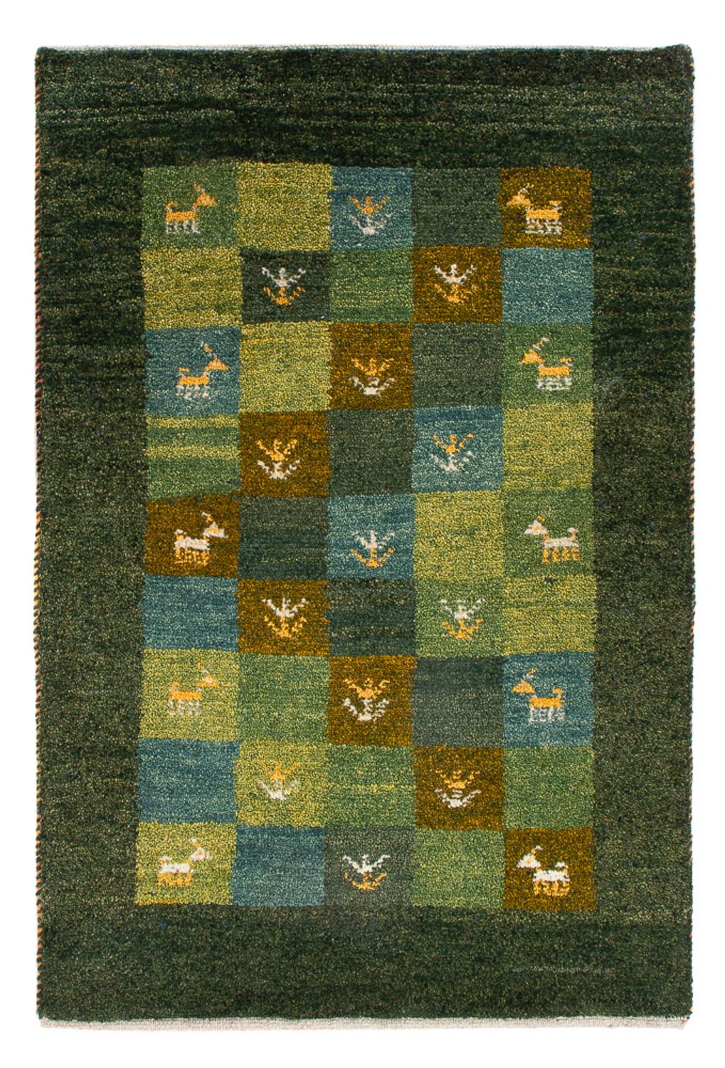 Gabbeh Rug - Perser - 87 x 61 cm - green