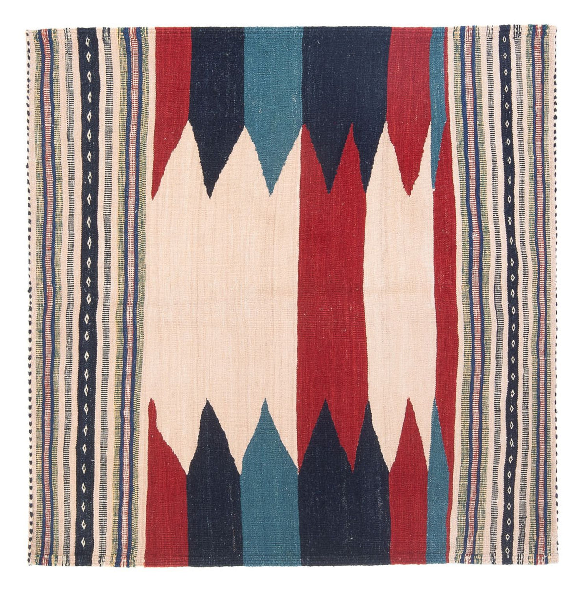 Kelim Rug - Oriental - 136 x 125 cm - mint green