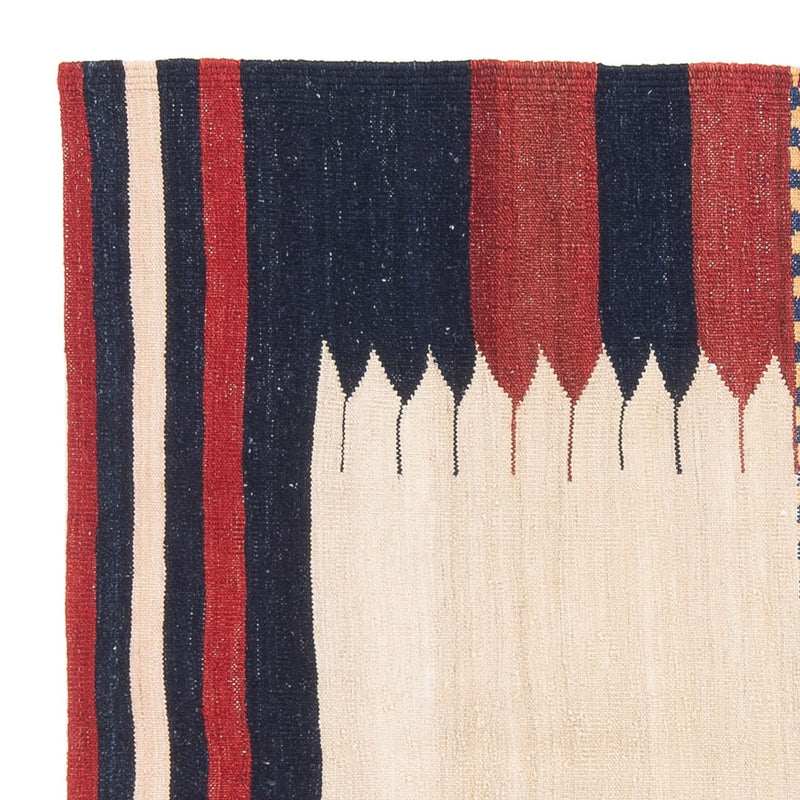 Kelim Rug - Oriental square  - 129 x 119 cm - mint green