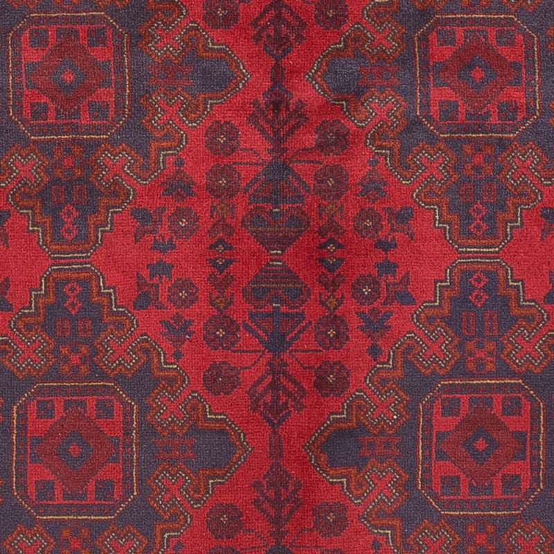 Afghan Rug - Kunduz - 200 x 152 cm - dark red