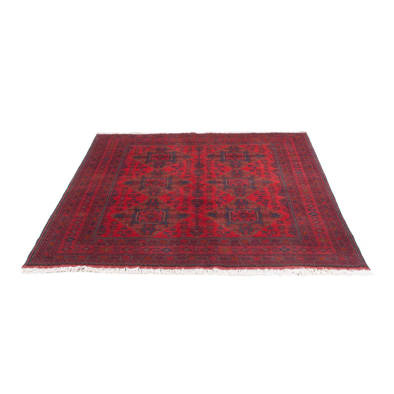 Afghan Rug - Kunduz - 200 x 152 cm - dark red