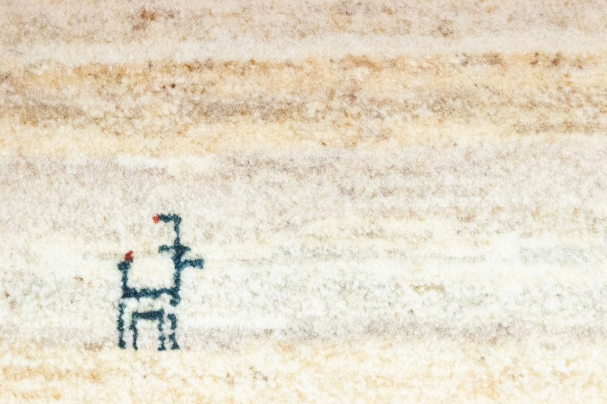 Gabbeh Rug - Perser - 60 x 40 cm - beige