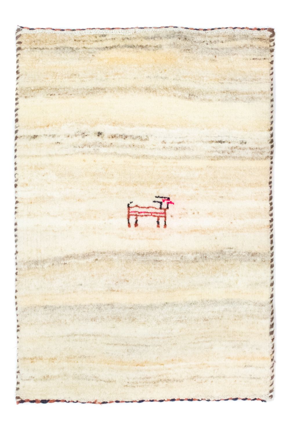 Gabbeh Rug - Perser - 60 x 40 cm - beige