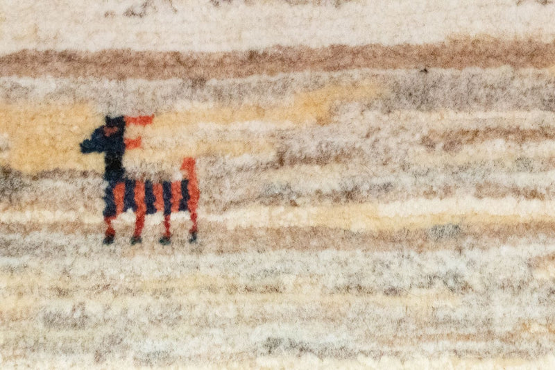 Gabbeh Rug - Perser - 60 x 40 cm - beige