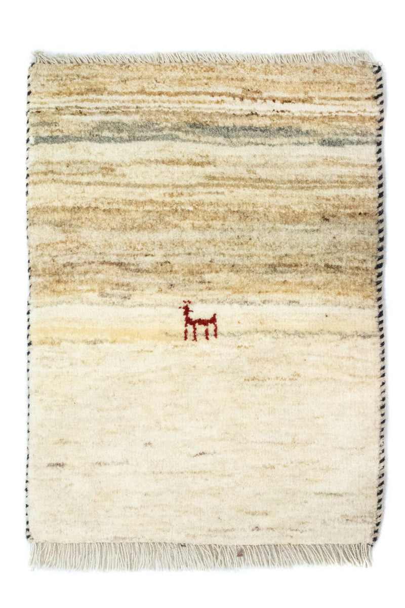 Gabbeh Rug - Perser - 60 x 40 cm - beige