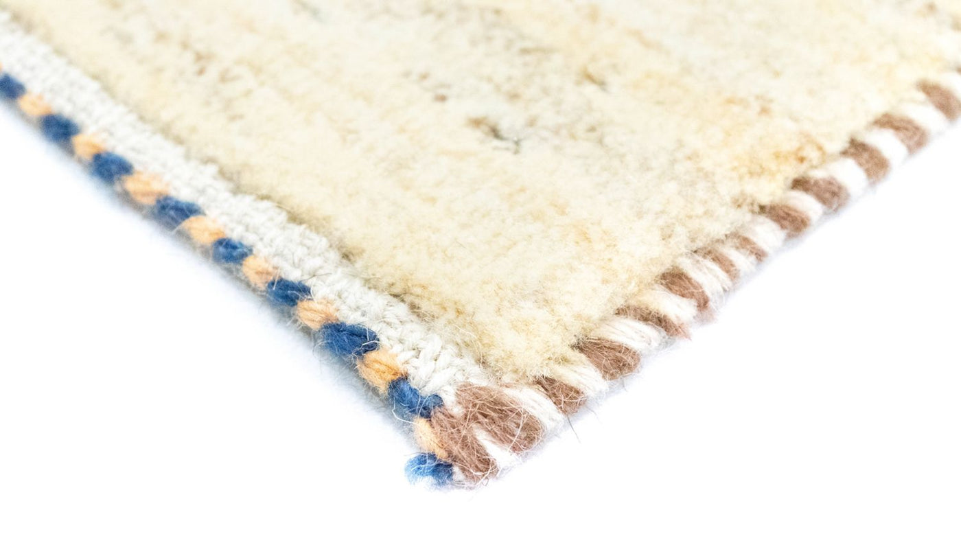 Gabbeh Teppich - Perser 60 x 40 cm - beige