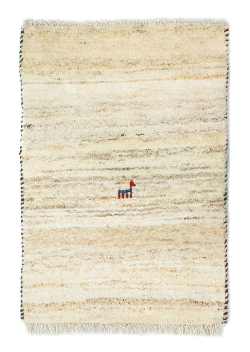 Gabbeh Rug - Perser - 60 x 40 cm - beige