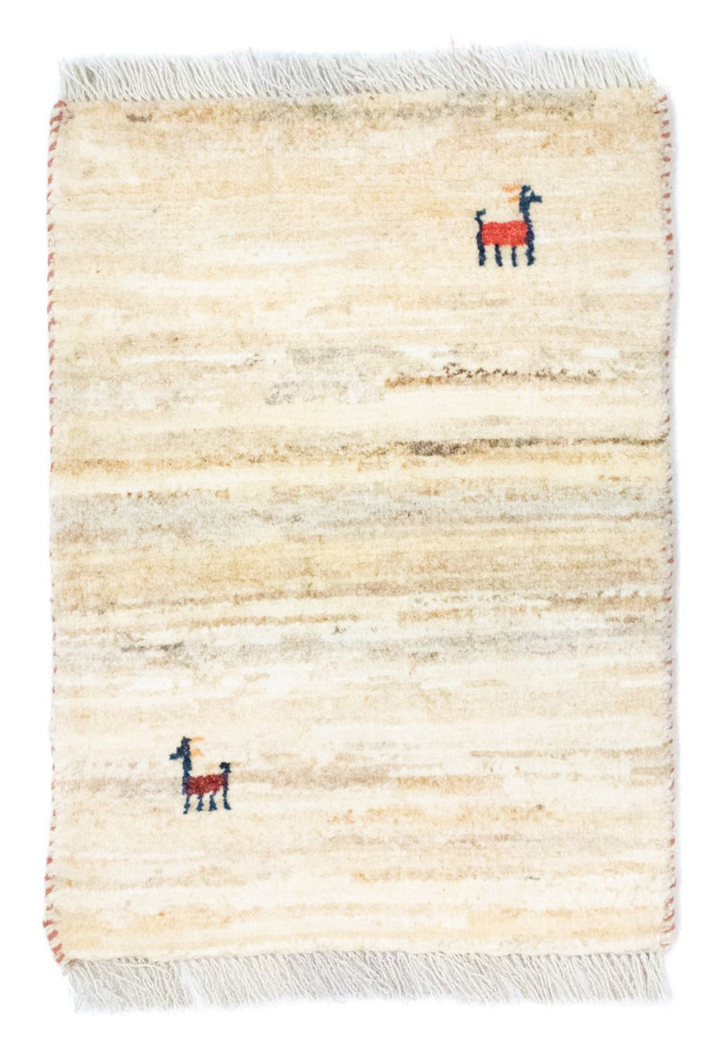 Gabbeh Rug - Perser - 60 x 40 cm - beige