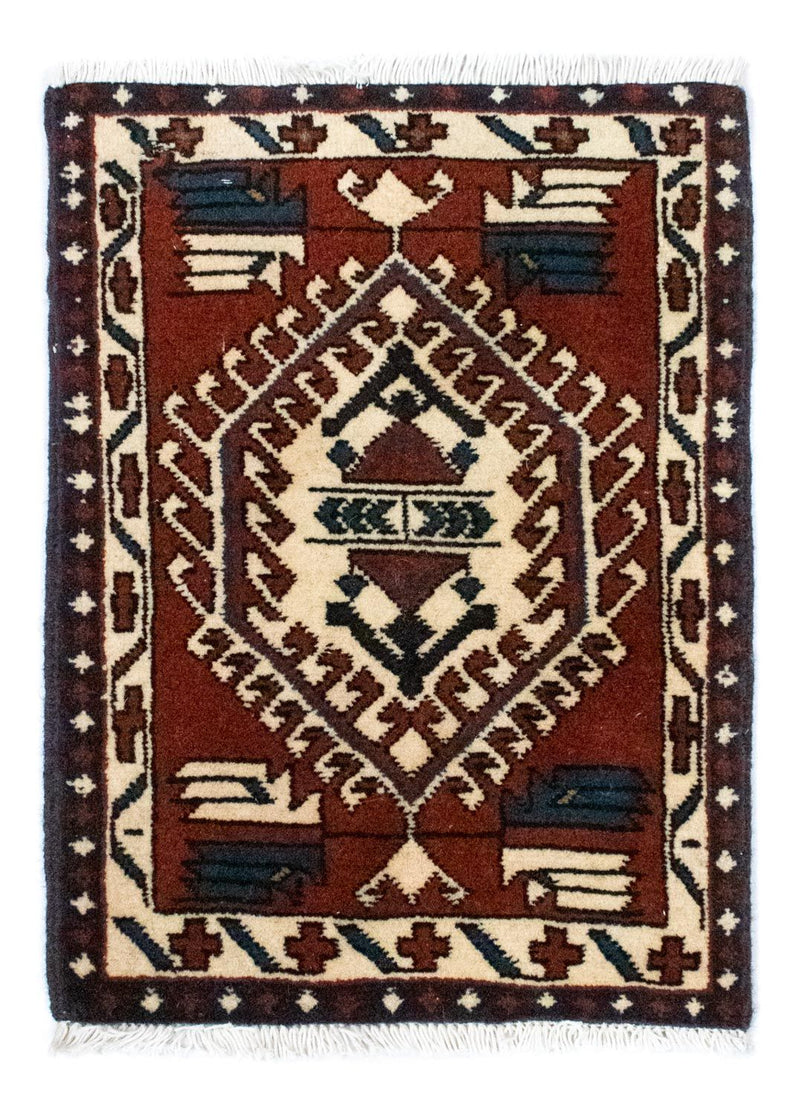 Perser Rug - Nomadic square  - 54 x 40 cm - brown