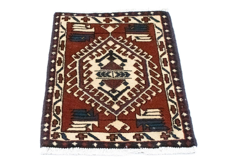 Perser Rug - Nomadic square  - 54 x 40 cm - brown