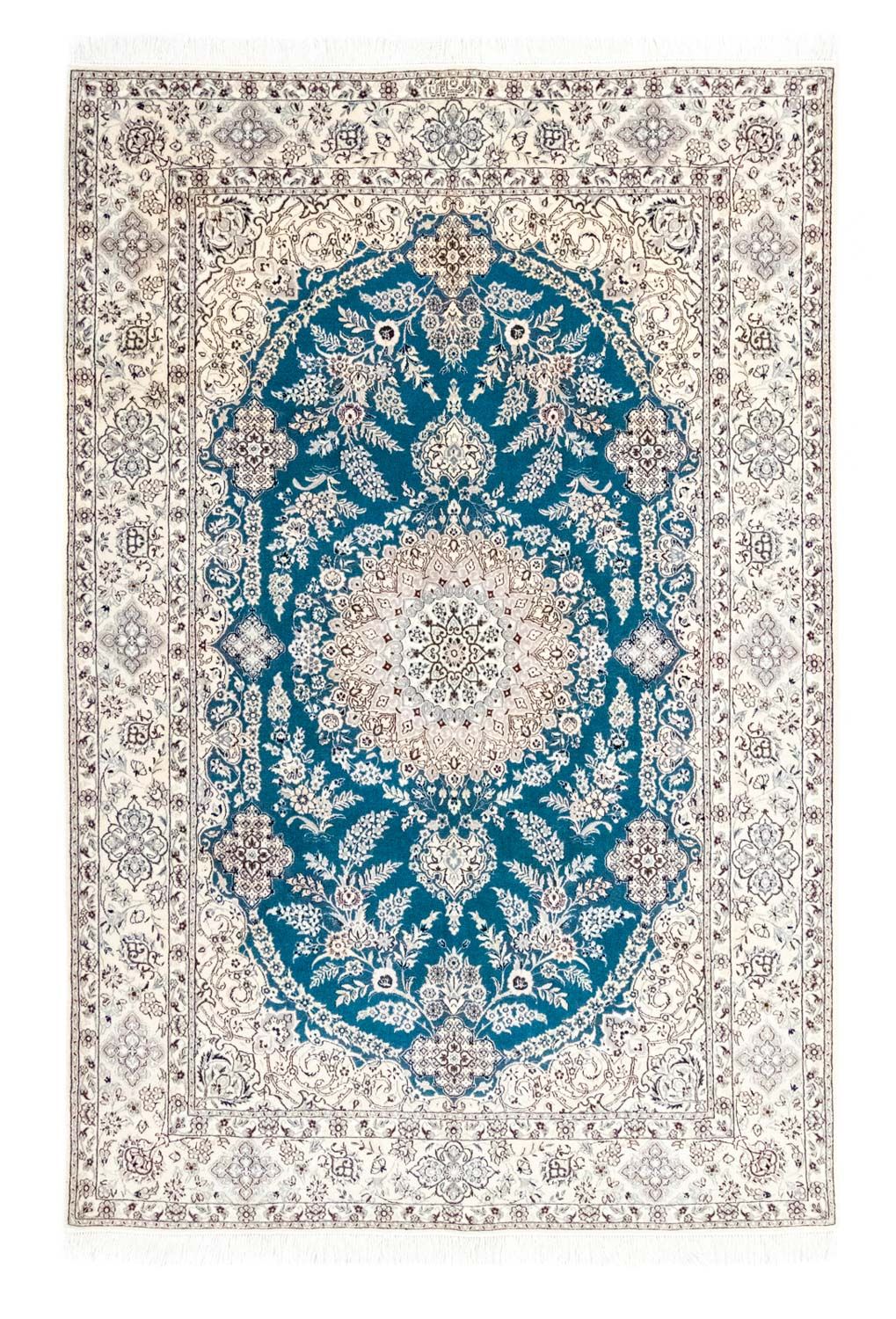 Perser Rug - Nain - Premium - 230 x 153 cm - turquoise