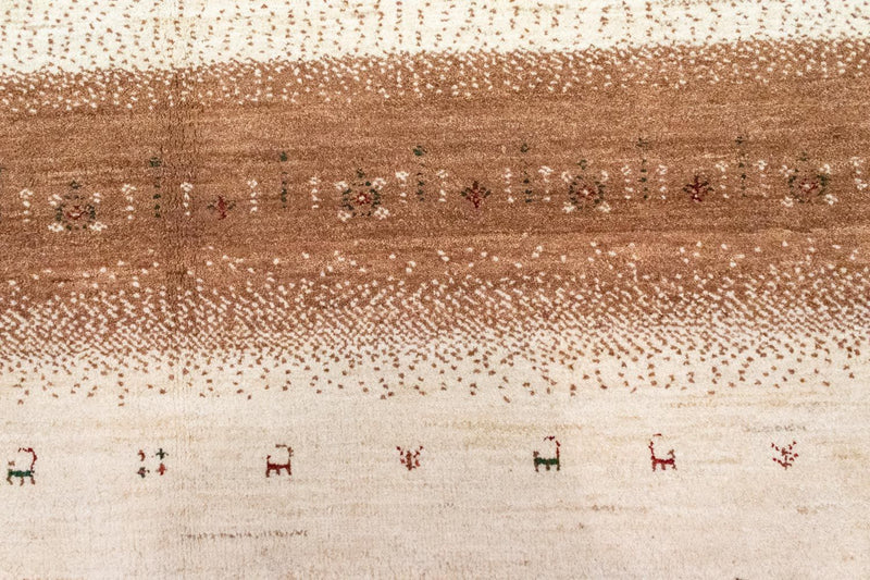 Gabbeh Rug - Loribaft Perser - 237 x 200 cm - beige