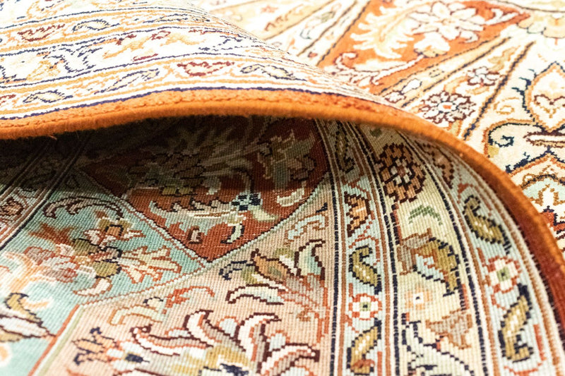 Silk Rug - Kashmir Silk - 270 x 185 cm - brown