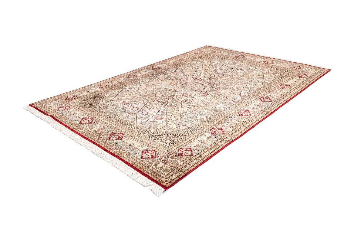 Silk Rug - Kashmir Silk - 250 x 167 cm - red