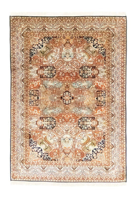 Silk Rug - Kashmir Silk - 229 x 152 cm - beige