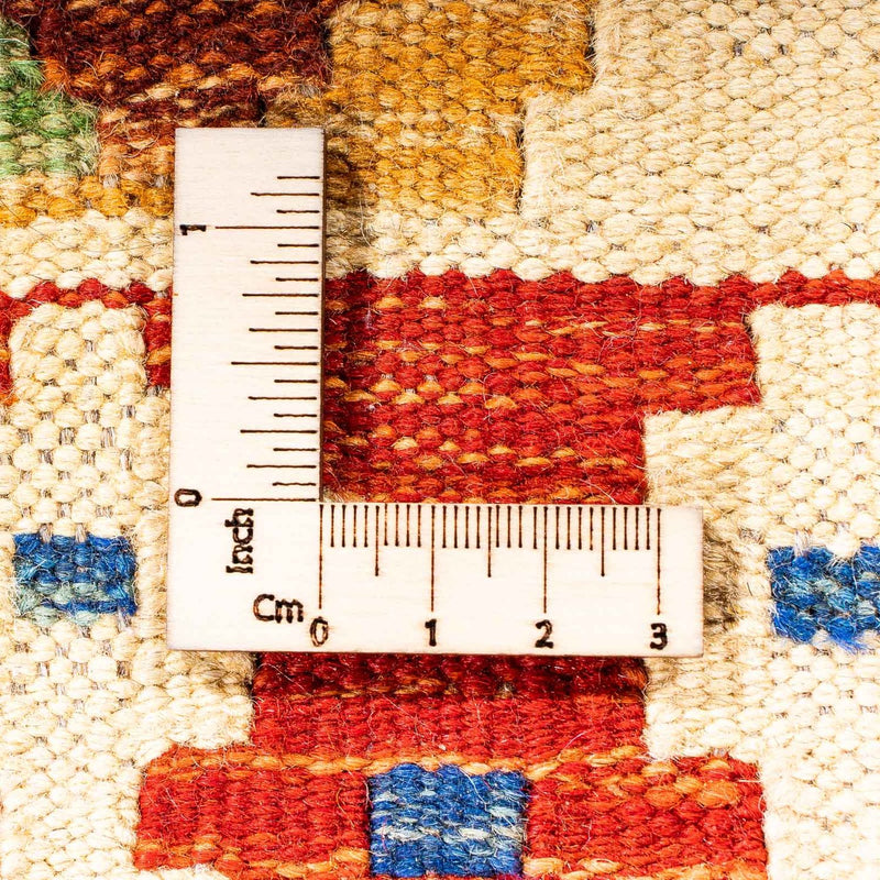 Runner Kelim Rug - Splash - 305 x 81 cm - beige