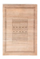 Gabbeh Teppich - Loribaft Indus 222 x 151 cm - beige