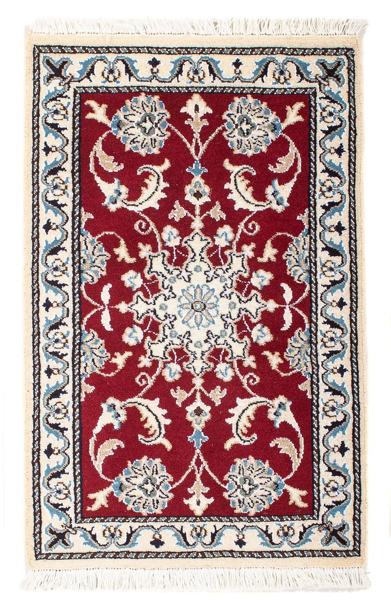 Perser Rug - Nain - 89 x 56 cm - dark red