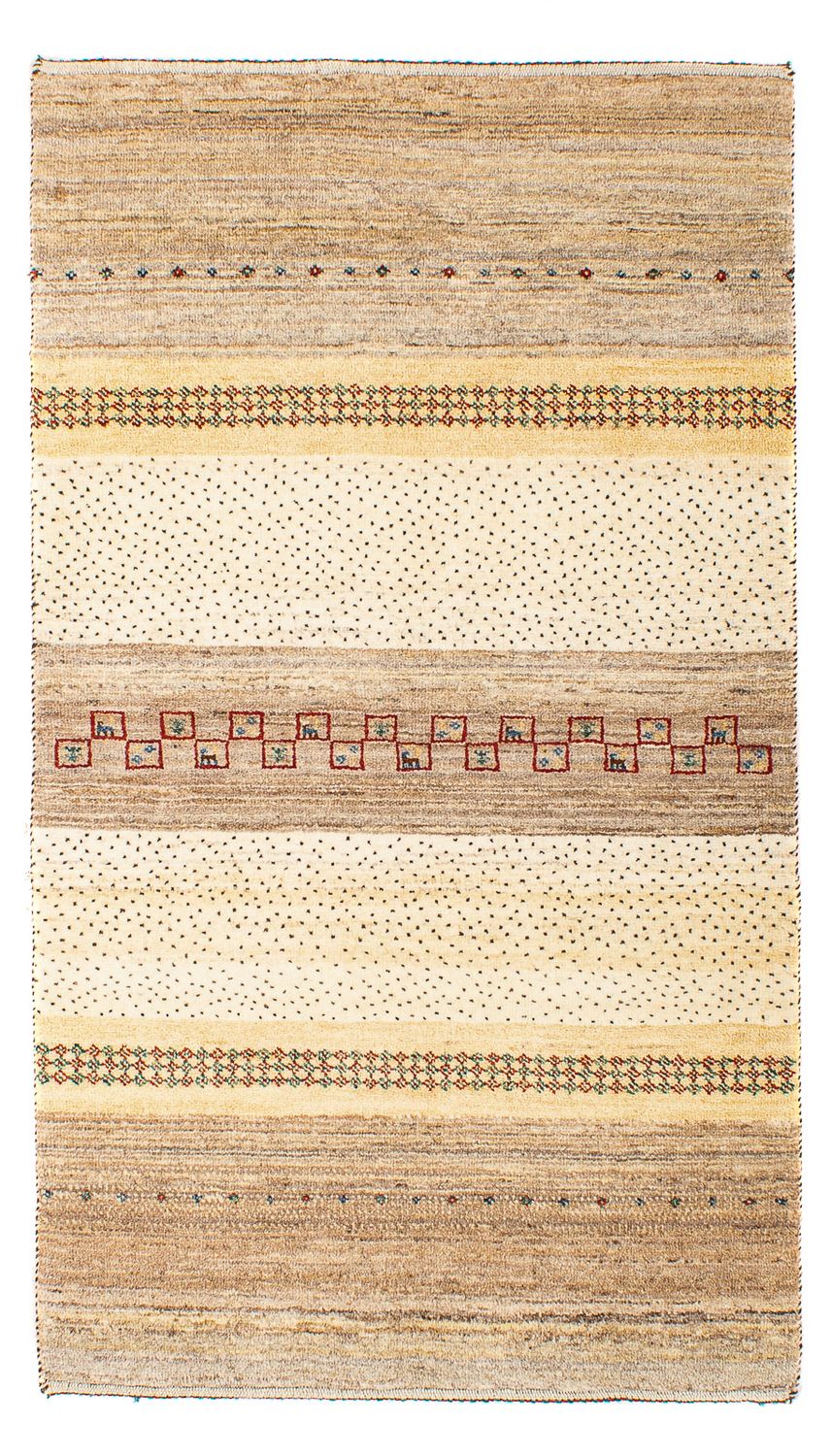 Gabbeh Rug - Loribaft Perser - 138 x 79 cm - beige