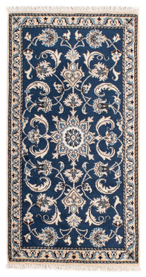 Perser Rug - Nain - 135 x 68 cm - dark blue