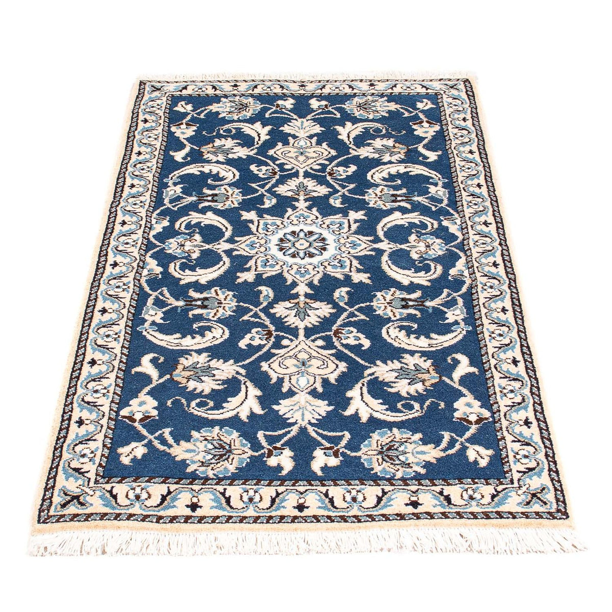 Perser Rug - Nain - 135 x 68 cm - dark blue
