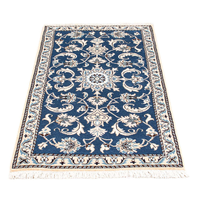 Perser Rug - Nain - 135 x 68 cm - dark blue