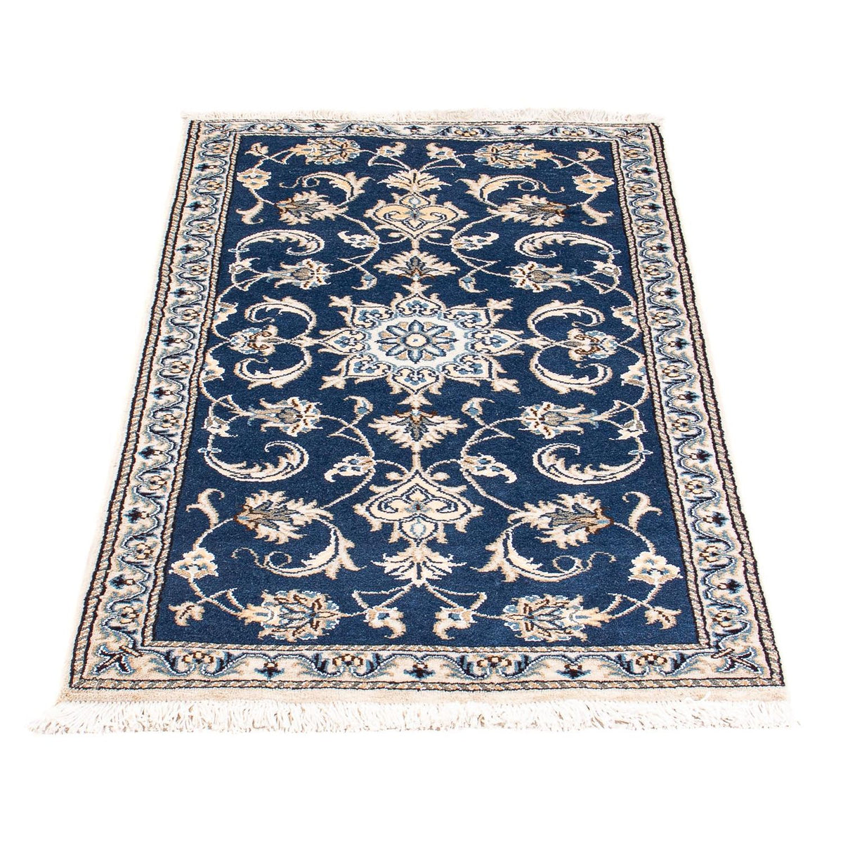 Perser Rug - Nain - 135 x 67 cm - dark blue