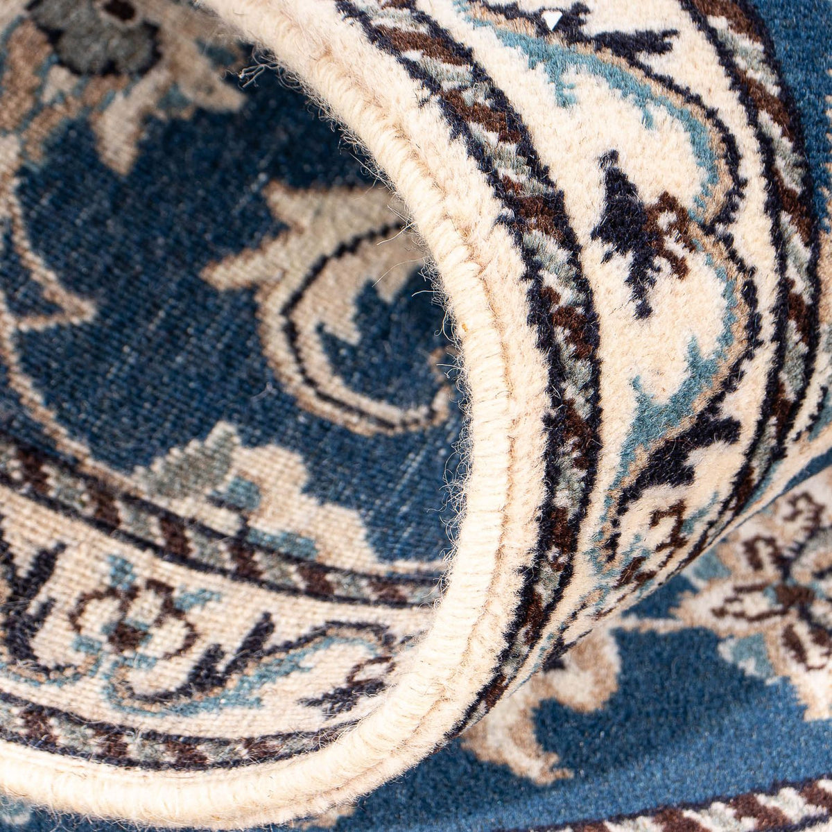 Perser Rug - Nain - 139 x 68 cm - dark blue