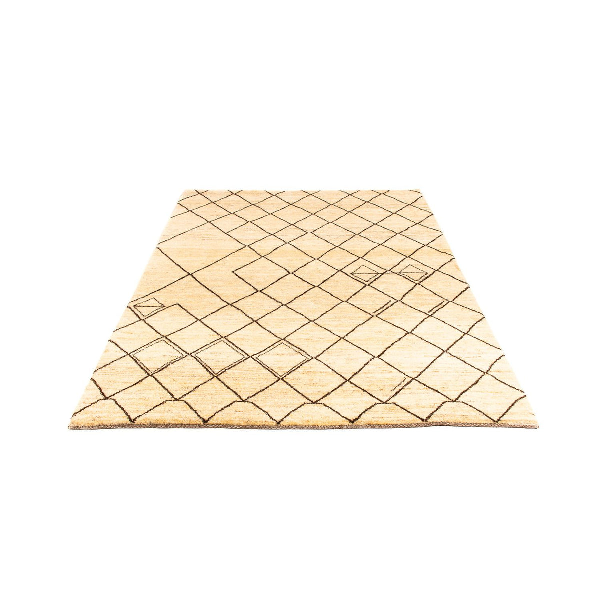 Gabbeh Rug - Loribaft Perser - 193 x 151 cm - beige