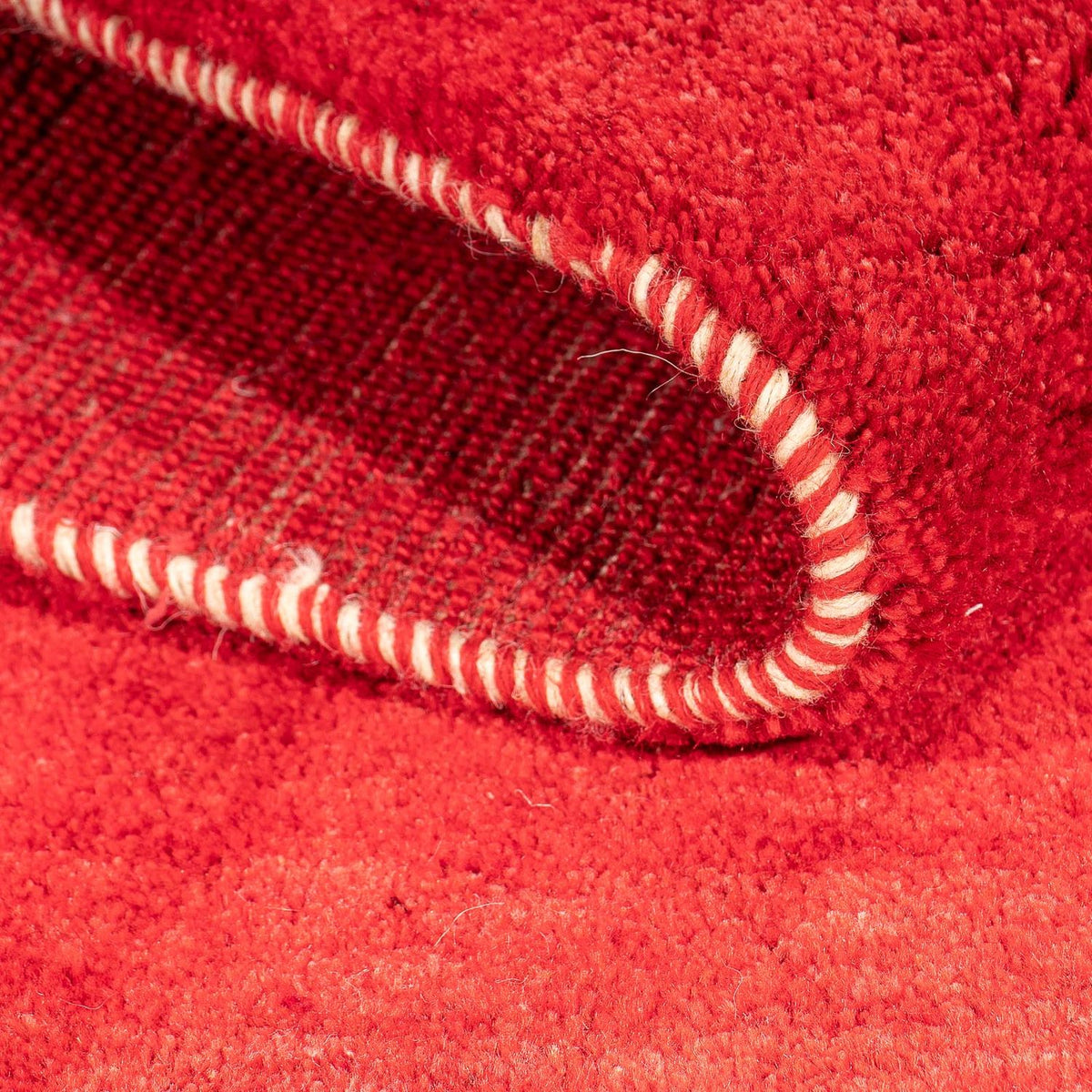 Gabbeh Rug - Loribaft Perser - 130 x 76 cm - dark red