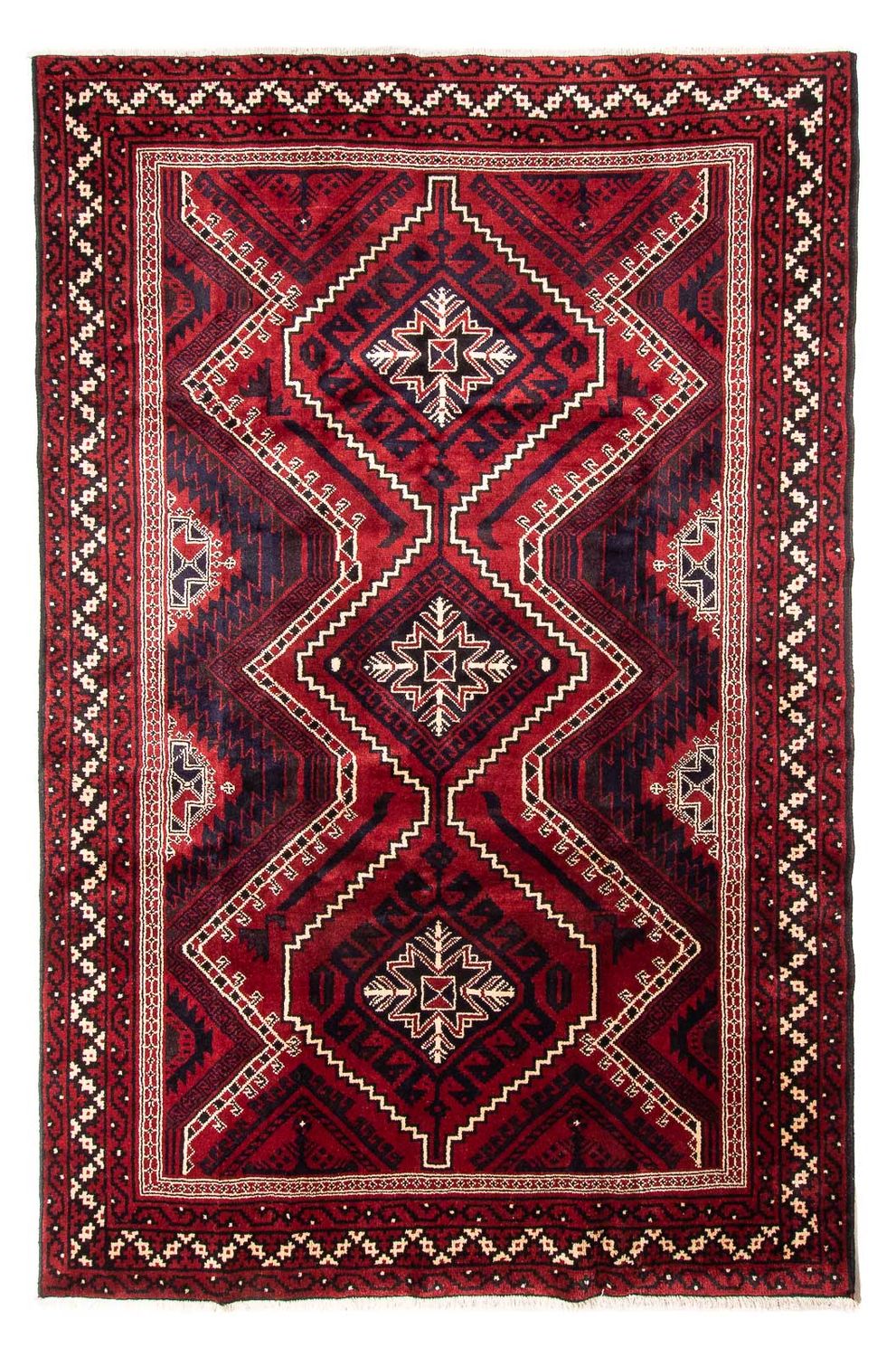 Perser Rug - Nomadic - 326 x 230 cm - dark red