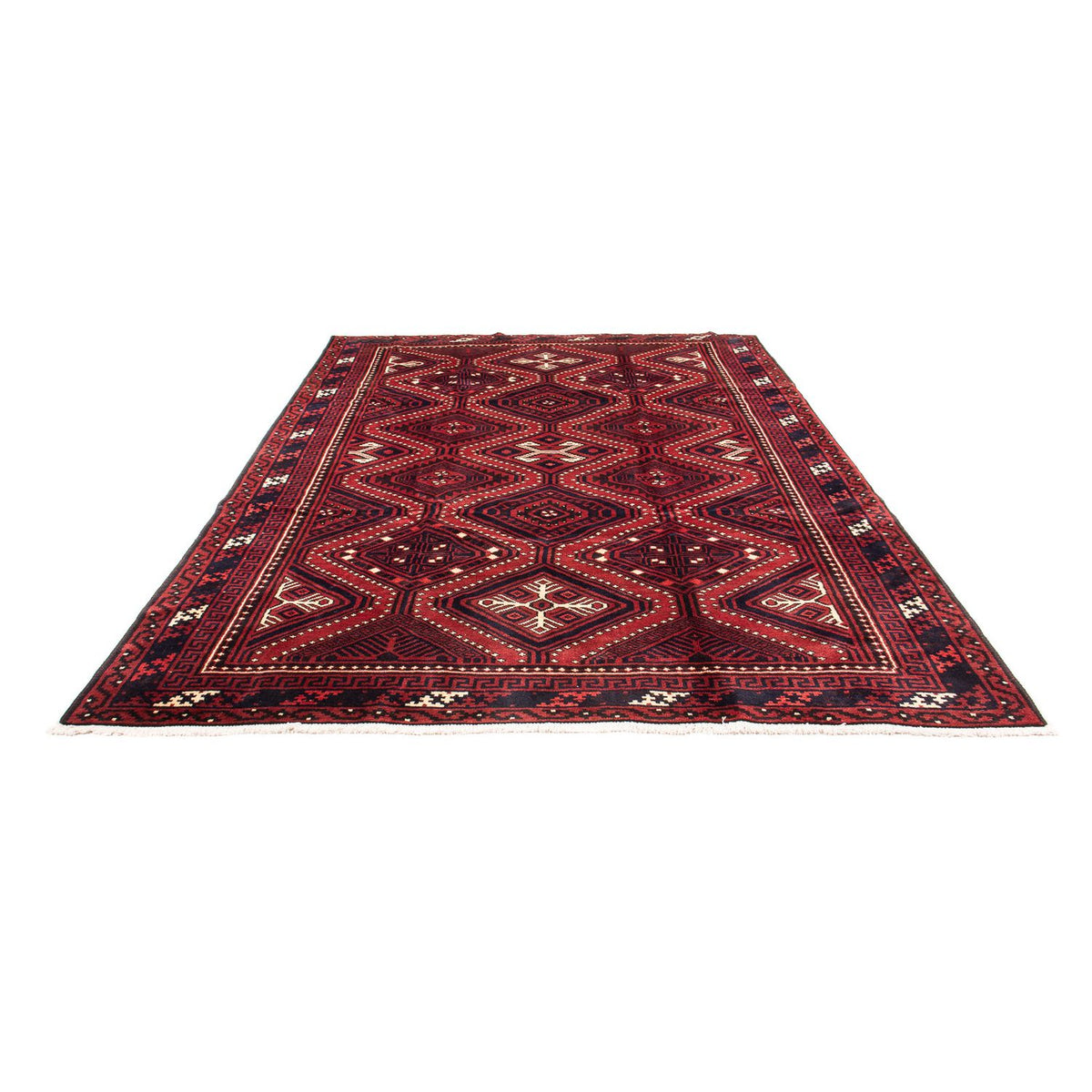 Perser Rug - Nomadic - 310 x 226 cm - dark red