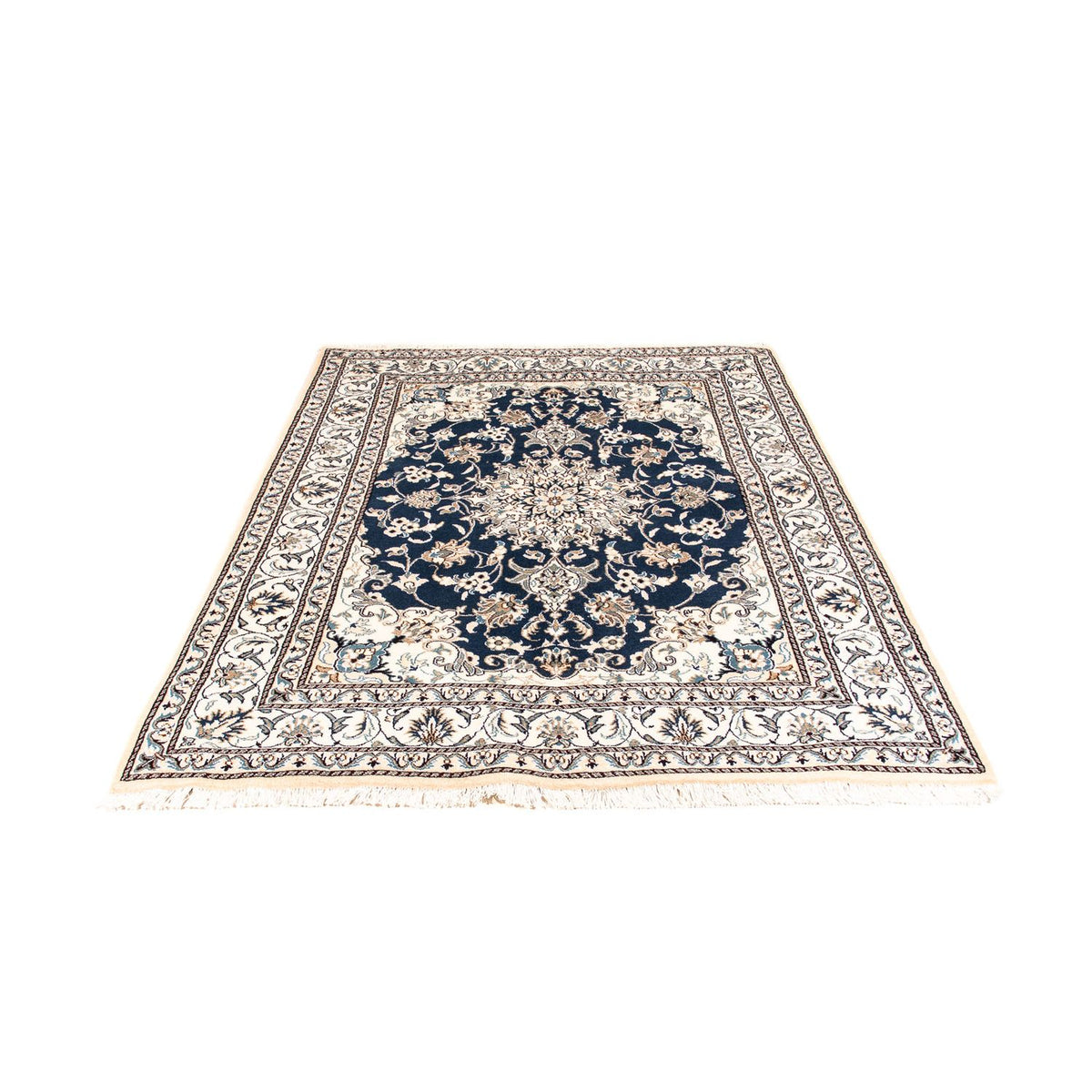 Perser Rug - Nain - 195 x 146 cm - dark blue