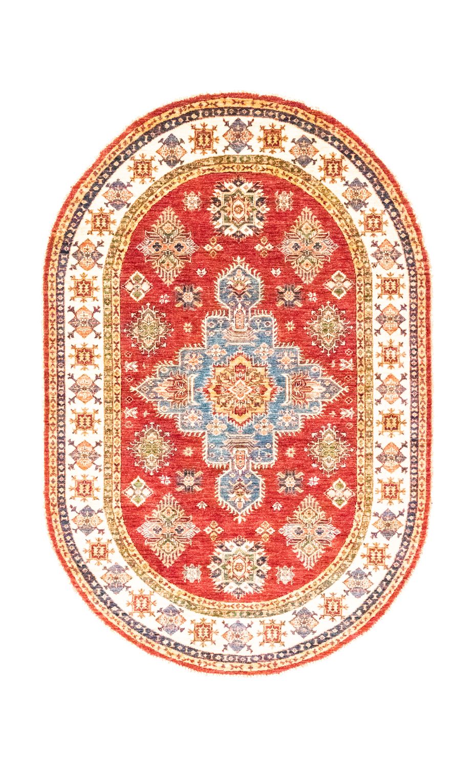 Ziegler Rug oval  - 211 x 141 cm - red