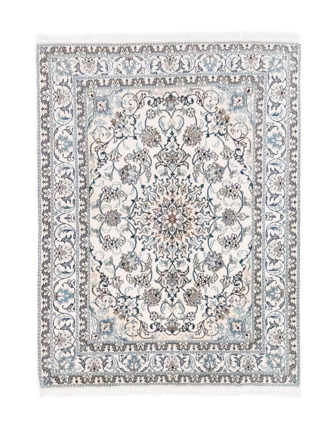Perser Rug - Nain - 198 x 150 cm - natural white