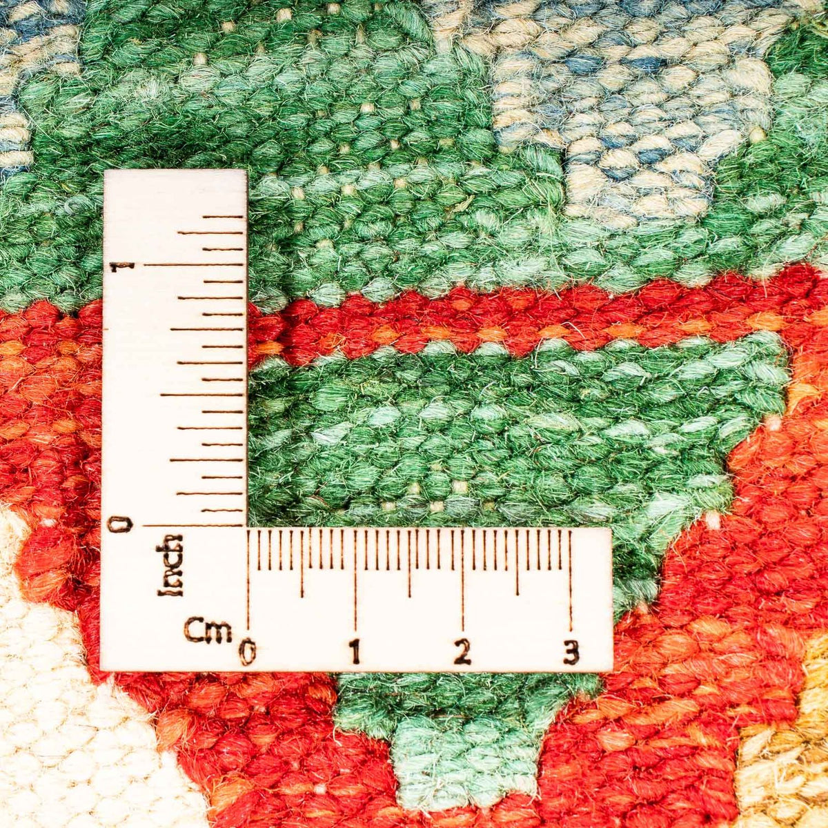 Kelim Rug - Splash - 154 x 102 cm - rust