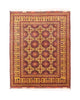 Afghan Rug - 190 x 152 cm - red