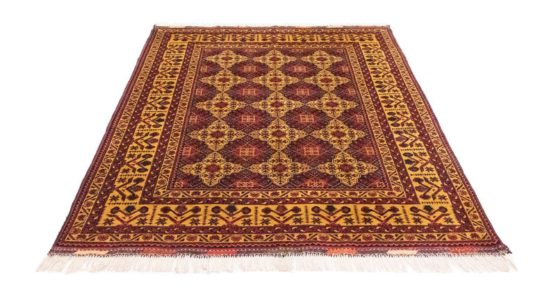 Afghan Rug - 190 x 152 cm - red