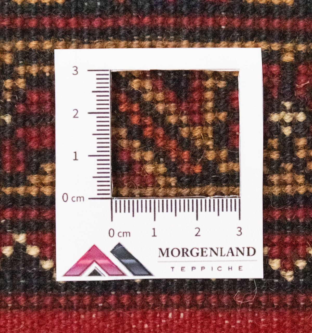 Afghan Rug - 195 x 153 cm - brown