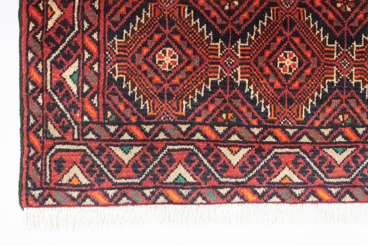 Runner Belutsch Rug - 187 x 95 cm - brown