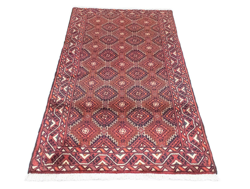 Runner Belutsch Rug - 187 x 95 cm - brown