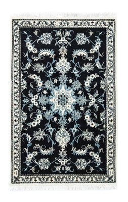 Perser Rug - Nain - 131 x 90 cm - dark blue