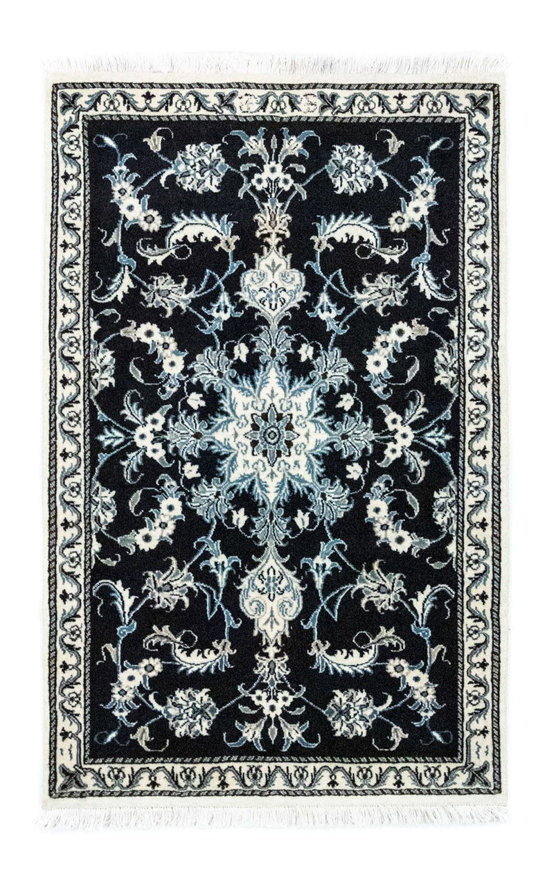 Perser Rug - Nain - 131 x 90 cm - dark blue
